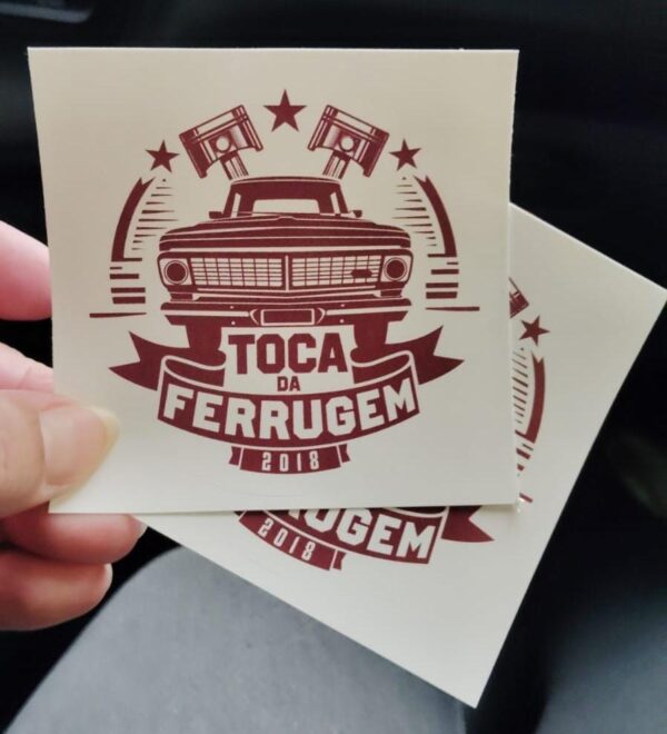 Adesivo Toca da Ferrugem (2 unidades) - Imagem 2