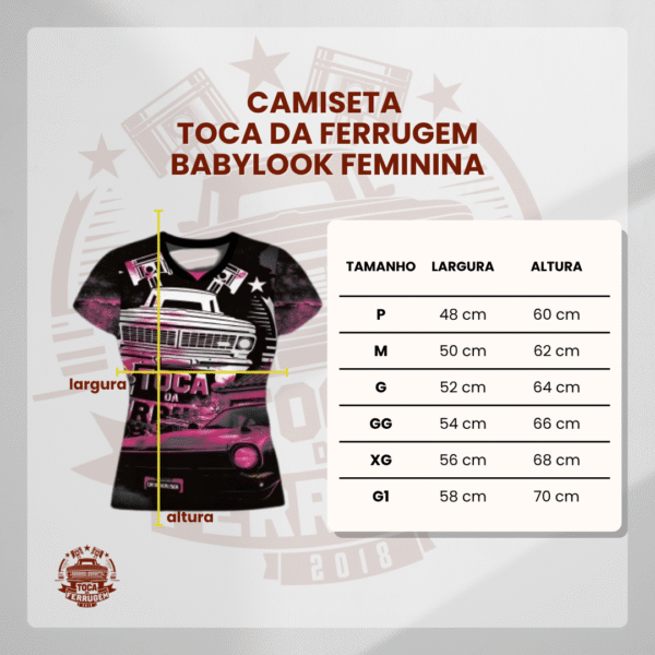 Camiseta Toca da Ferrugem Babylook - Imagem 2